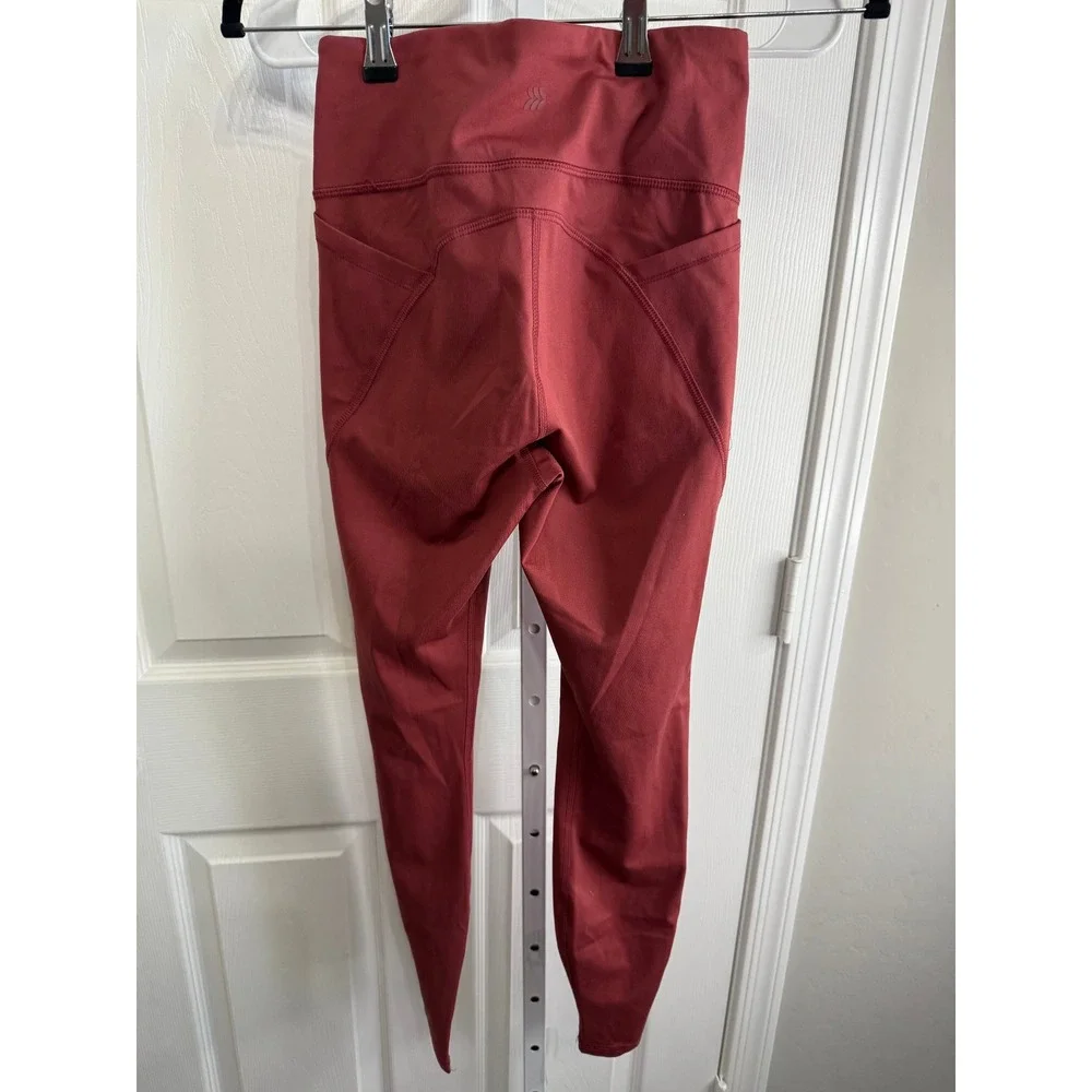 All In Motion Women Leggings Size XS 3 Pairs Of Workout Pants Red Blue Green